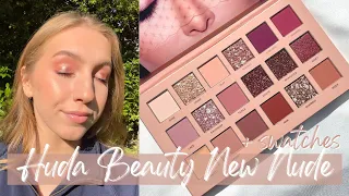 Huda Beauty The New Nude Eyeshadow Palette 💘 | Swatches + Honest Review