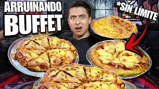 ARRUINANDO un BUFFET de PIZZAS por $99 🍕 | **Todo lo que Pueda Comer por 1 Hora🔥🇲🇽