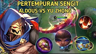 ALDOUS VS YU ZHONG SOMBONG!! ITEM BUILD SAKTI ALDOUS TERBARU 2024 | MARKOCOP - Mobile legends