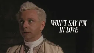 Aziraphale Won't Say He's In Love (With Crowley) | Good Omens