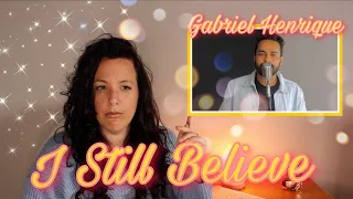 Reacting to Gabriel Henrique | I Still Believe | WOW!