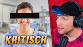 Pflegekräfte während der Arbeit auf TikTok live