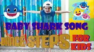 Baby Shark Song Dance Steps For Kids || Baby Shark Trap Remix KIDS DANCE CHOREOGRAPHY ||