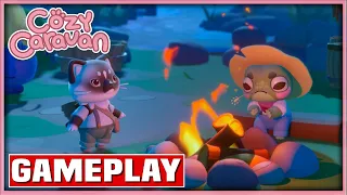 COZY CARAVAN Gameplay 🎮 Early Access | Cute Exploration Trading Game | PC