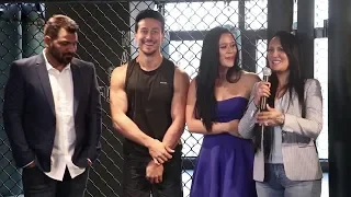 Tiger Shroff With Sister Krishna & Mother Ayesha At At MMA Matrix Gym Launch