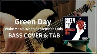 Green Day - Wake Me Up When September Ends (Bass cover & Tab) #058