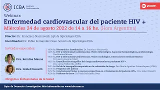 Enfermedad cardiovascular del paciente HIV +