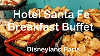 Disneyland Paris Hotel Santa Fe Breakfast Buffet - Full Tour