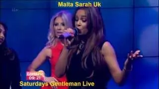 Lorraine  The Saturdays Gentleman Live  01/07/2013