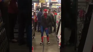 Spider-Man Dances to Take on Me #spiderman