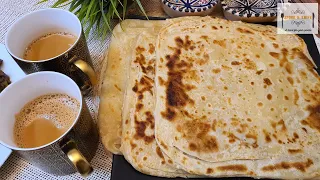 Yemeni Paratha & Chai Adani | شاي عدني | خبز اليمني | Spork & Knife