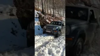 Jeep Cherokee liberty off road snow