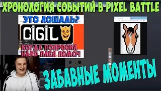 Показываю хронологию Pixel Battle ВК 2018 | Забавные моменты