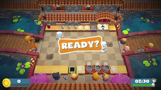 Overcooked 2 single-player 3-star speedrun (3:25:23)