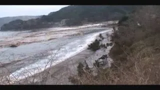 Mar 11, 2011 Tsunami, Namiita beach, Otsuchi, Iwate, Japan. 津波 浪板海岸 東日本大震災