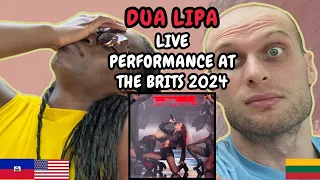 REACTION TO Dua Lipa - Training Season (Live at the BRITs 2024) | FIRST TIME WATCHING