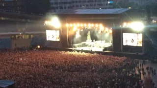 Number of the beast the chant and Blood Brothers. Iron Maiden. Ullevi 160617