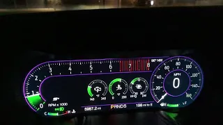 2018 Ford Mustang S550 Digital Gauge Cluster