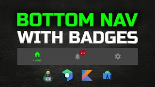 How to Make A Bottom Navigation With Badges in Jetpack Compose - Android Studio Tutorial