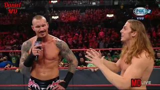 Randy Orton acepta ser equipo con Matt Riddle - WWE Raw 16/08/21 en Español