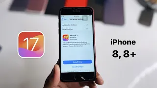 iOS 17 update for iPhone 8, 8+ || How to install iOS 17 on iPhone 8plus