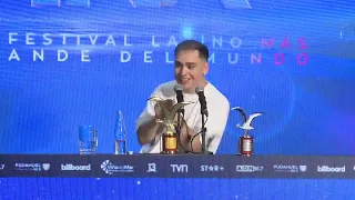 Conferencia de prensa de Lucho Miranda luego de su exitoso show en Viña del Mar 2024 | Canal 13