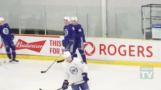 Elias Pettersson Beauty Scrimmage Goal, Training Camp Day 4 Sep  17, 2018 CanucksTV 720p 30fps H264