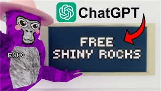 How To Get FREE Shiny Rocks in Gorilla Tag With AI