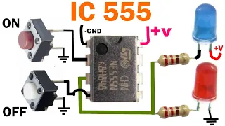3 circuits with IC 555