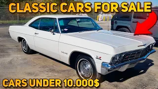 20 Incredible Classic Cars Under $10,000 Available on Facebook Marketplace! Unique Cars!