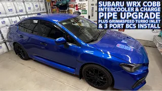 Subaru WRX Cobb Intercooler & Charge Pipe Plus Grimmspeed Turbo Inlet & Boost Control Solenoid