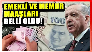 2024 memur ve emekli maaş zammı belli oldu! İşte yeni maaşlar