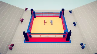 EPIC FIGHT IN THE BOXING RING - Totally Accurate Battle Simulator TABS