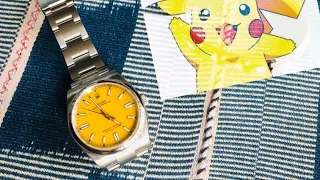 Unboxing Rolex Oyster Perpetual 36mm Yellow "Pikachu"!!!