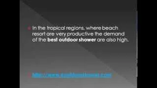Why People Would Love To Take Outdoor Showers