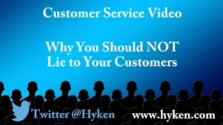 You Shouldn't Lie to Your Customers - a CX Lesson