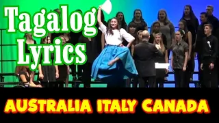 Filipino Song: Australia vs Italy vs Canada (George Hernandez- Arranger)