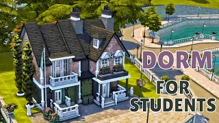 Общежитие Бритчестера Симс 4 🧠 Britchester Student Dorm The Sims 4 | Строительство | NO CC