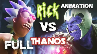 Rick Sanchez VS THANOS - Fight For Infinity Stones