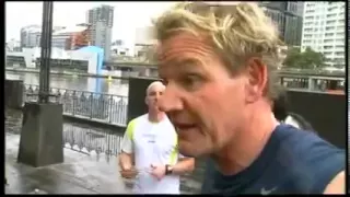 Gordon Ramsay eats his words after insulting an Australian TV host