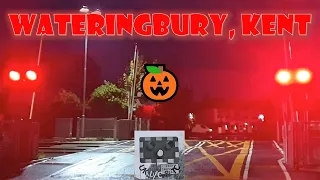 Wateringbury Level Crossing, Kent - In the Dark! 🎃