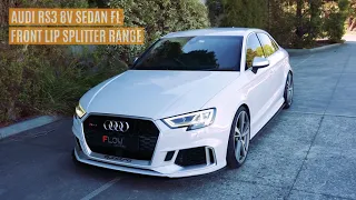 Audi RS3 8V Sedan FL Front Lip Splitter Range