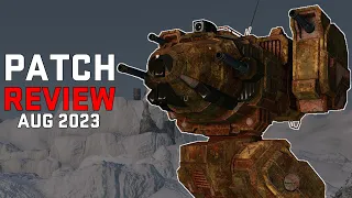 Patch Notes Review Aug 2023 - Mechwarrior Online