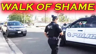 WALK OF SHAME 🔴 QUICK  ID REFUSAL 🟡 FILMING IN PUBLIC 🔵 FIRST AMENDMENT AUDIT