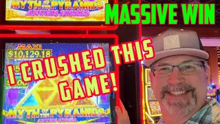 I CRUSHED this MYTH of the PYRAMIDS GAME🔥BUFFALO LINK Bonus Win