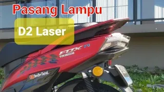 Pasang Lampu D2 Laser di FOX R  Agar Perjalanan Nyaman dan Tidak Masuk Lubang #polytron #foxr