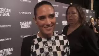 American Pastoral: Jennifer Connelly "Dawn Levov" Red Carpet Movie Premiere Interview | ScreenSlam