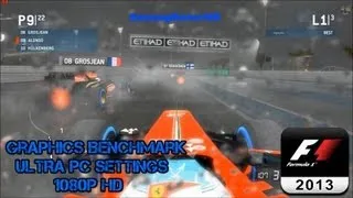 F1 2013 - Graphics Benchmark on Ultra PC Settings (1080p HD)