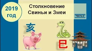 Столкновение Свиньи и Змеи для всех типов Личности