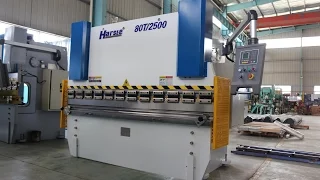 hydraulic 80T2500 press brake, metal sheet bending machine, máquina de doblado de lámina de metal